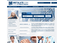 Tablet Screenshot of instalate.com